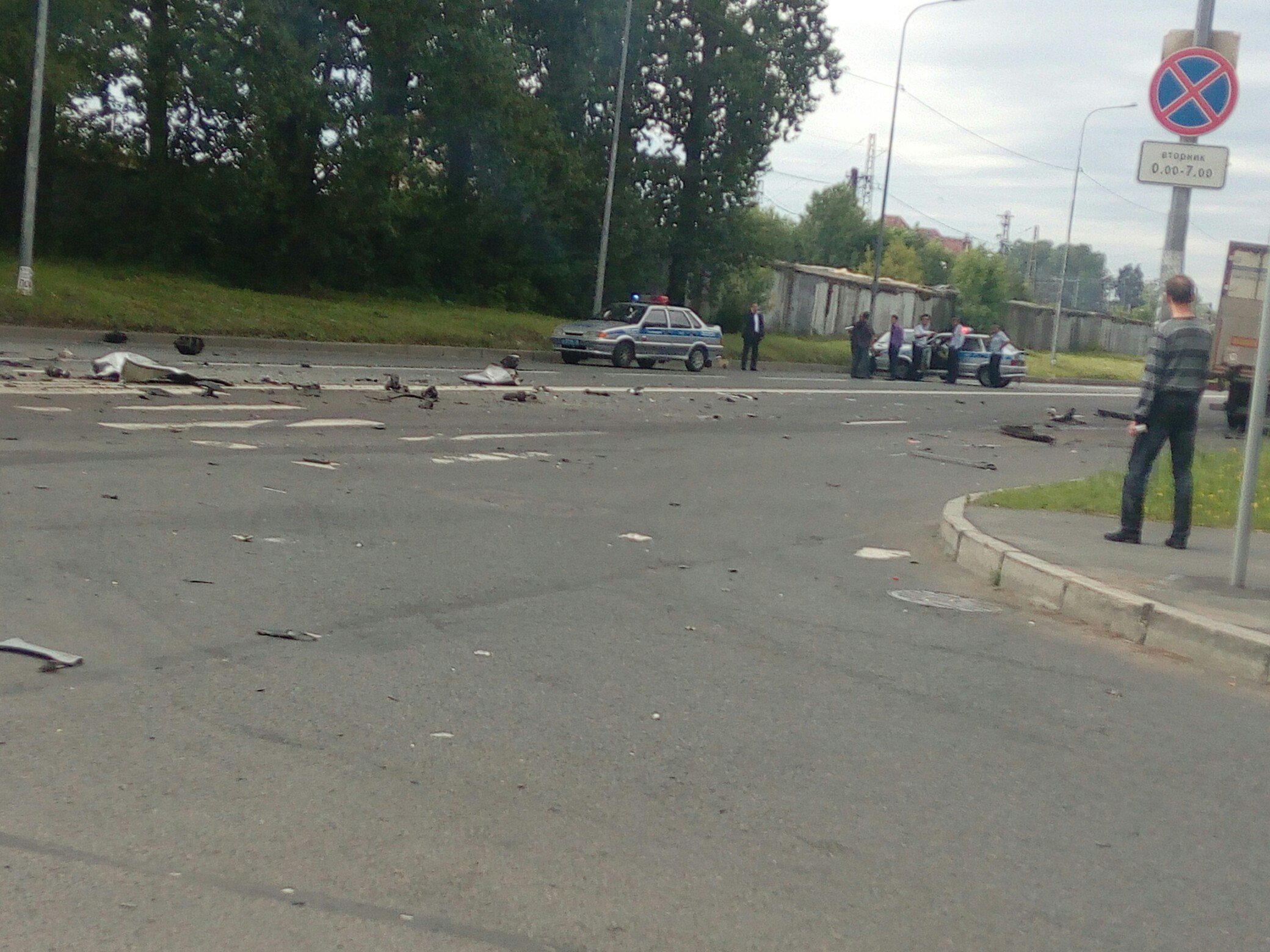 В Невском районе Петербурга в тройном ДТП погиб мужчина (2).jpg