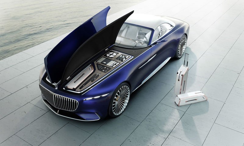 Mercedes-Benz показал концепт своего нового кабриолета Mercedes-Maybach 6 Cabriolet.