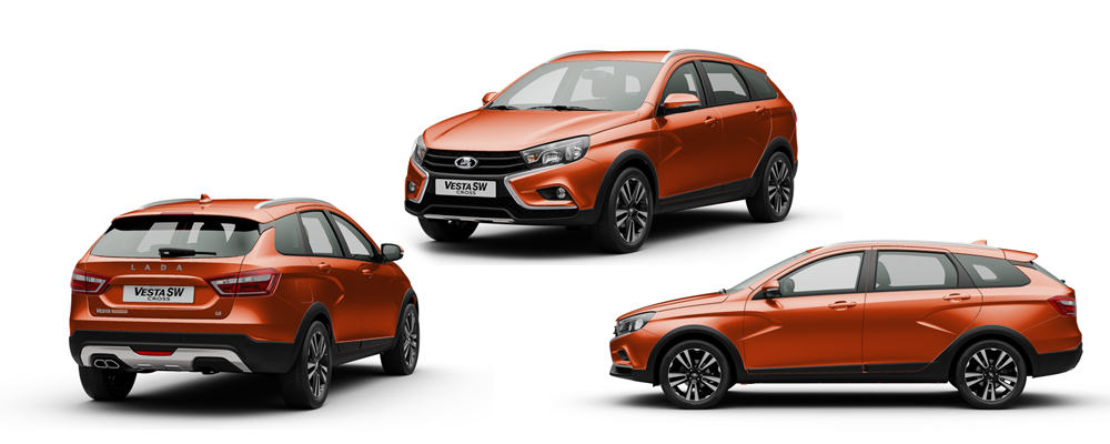 LADA Vesta в фирменном цвете "Марс"