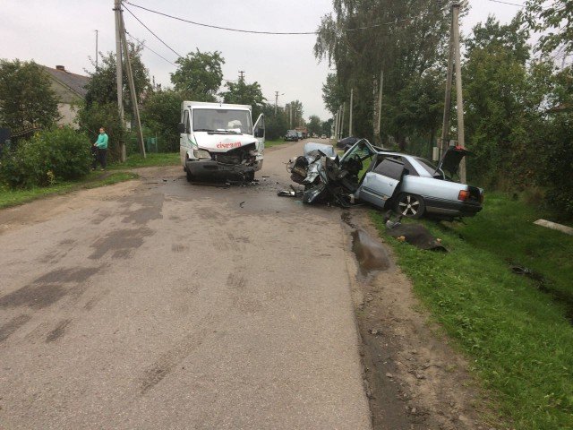 Водитель Audi погиб в лобовом ДТП в Калининградской области (1).jpg
