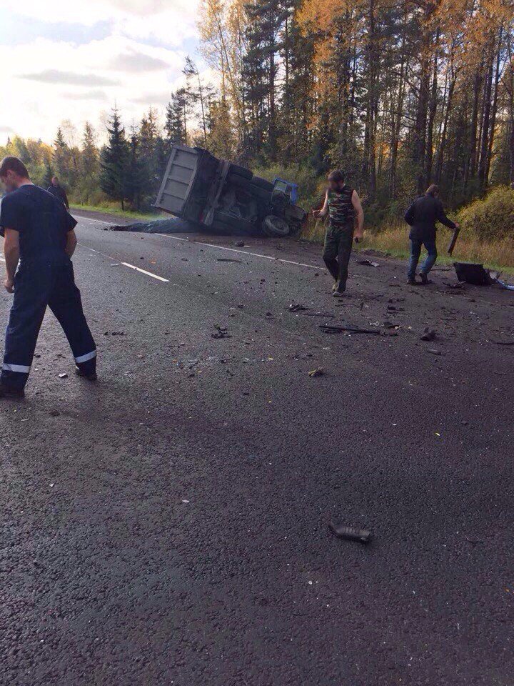Водитель Mitsubishi погиб в ДТП в Лужском  районе (3).jpg