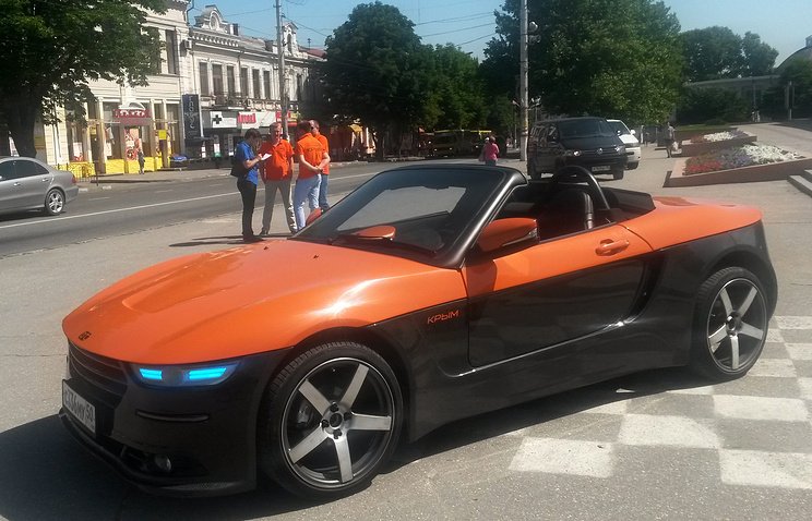 На базе LADA Kalina выпустят первый российский кабриолет Кабриолет «Крым»