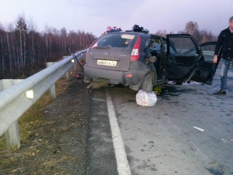 Два человека погибли на трассе Аромашево – Вагай (2)