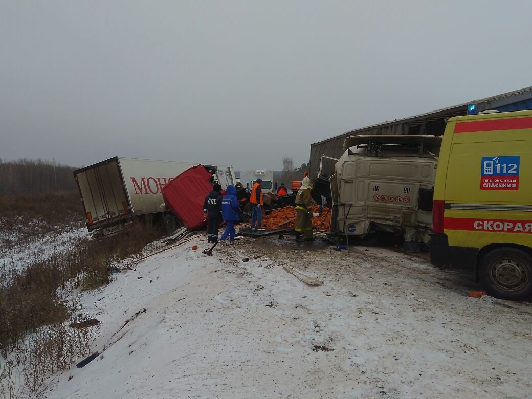 Оба водителя погибли в ДТП на трассе М-7 в Пестречинском районе (1)
