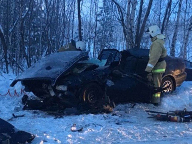 Два человека погибли в ДТП с микроавтобусом в Томской области (1)
