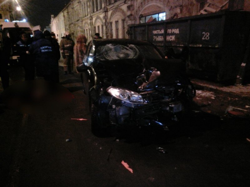 В Рыбинске в ДТП погиб мотоциклист