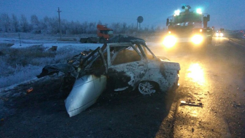 Три человека погибли в сгоревшем автомобиле на трассе Оренбург – Орск Три человека погибли в сгоревшем автомобиле на трассе Оренбург – Орск (1)