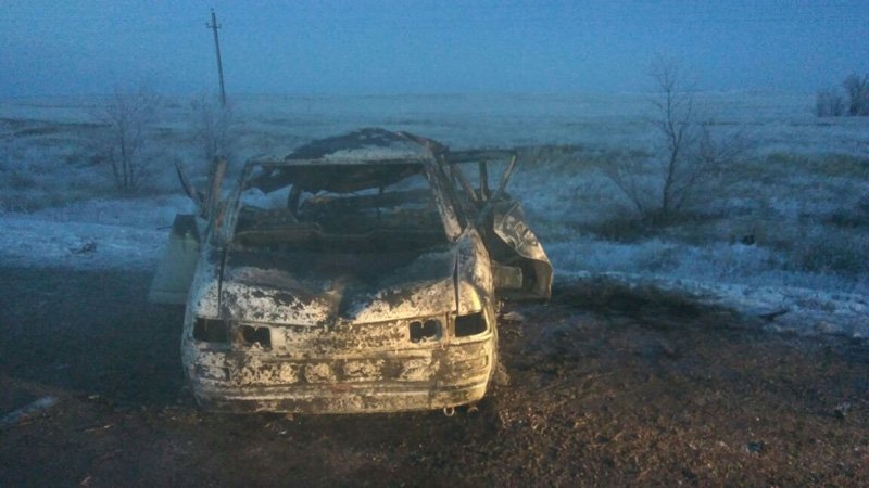 Три человека погибли в сгоревшем автомобиле на трассе Оренбург – Орск Три человека погибли в сгоревшем автомобиле на трассе Оренбург – Орск (4)