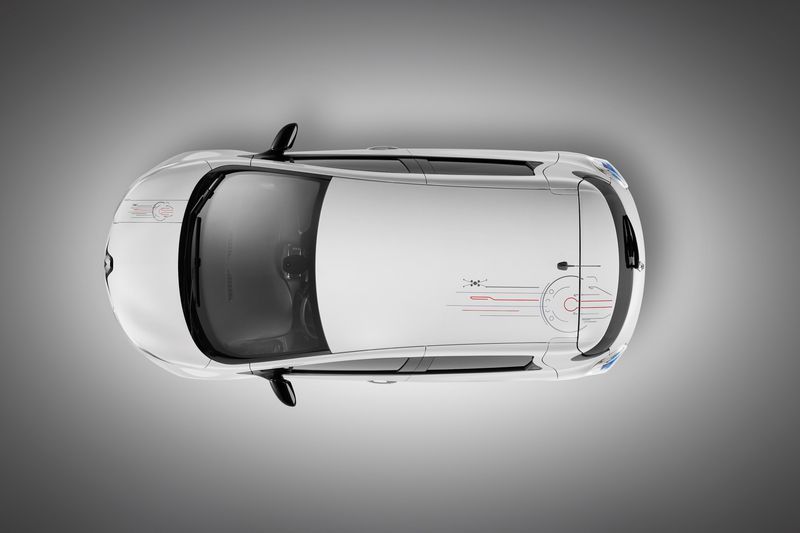Renault Zoe Star Wars вид сверху
