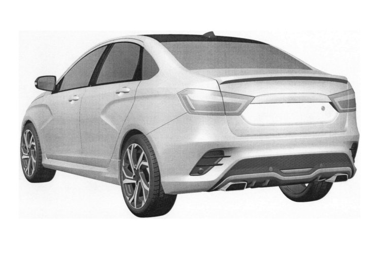 Lada Vesta Sport запатентовала дизайн 2
