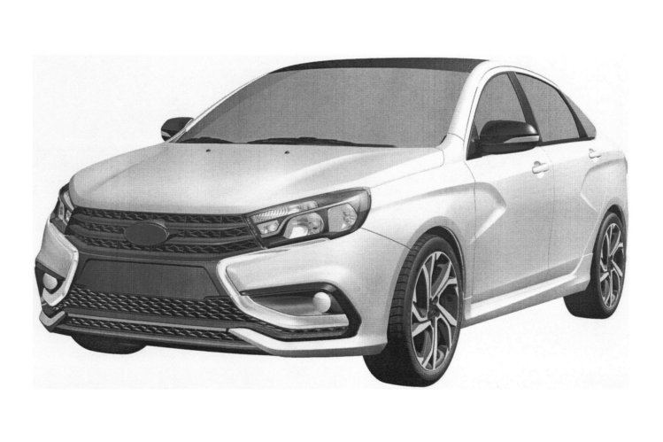 Lada Vesta Sport запатентовала дизайн 3