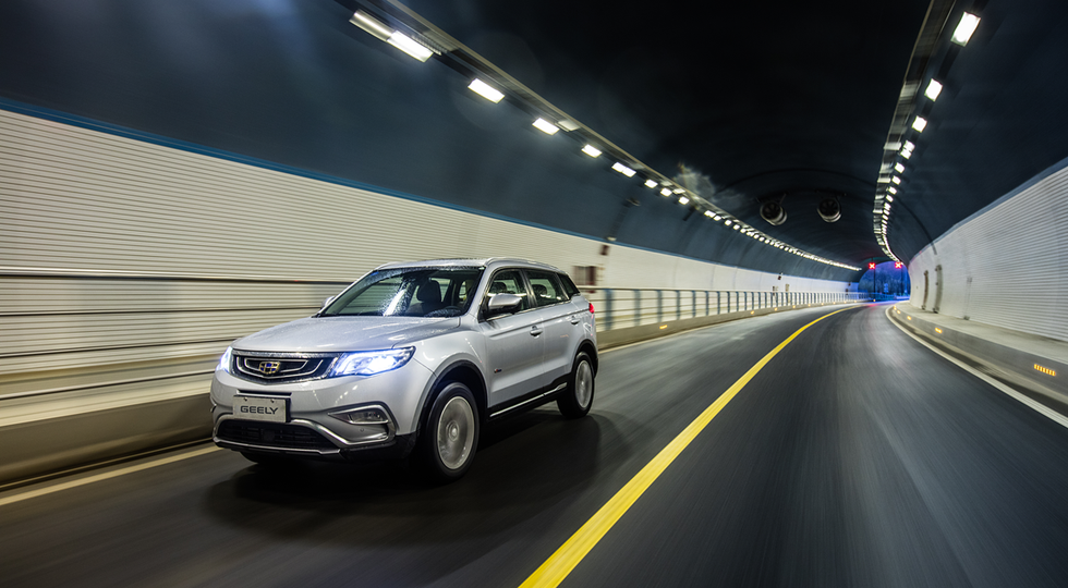 Новый Geely Atlas 2018