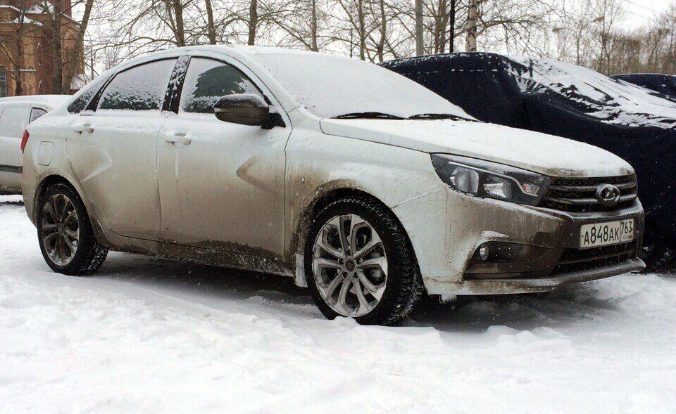 Lada Vesta Sport заснята в Сургуте