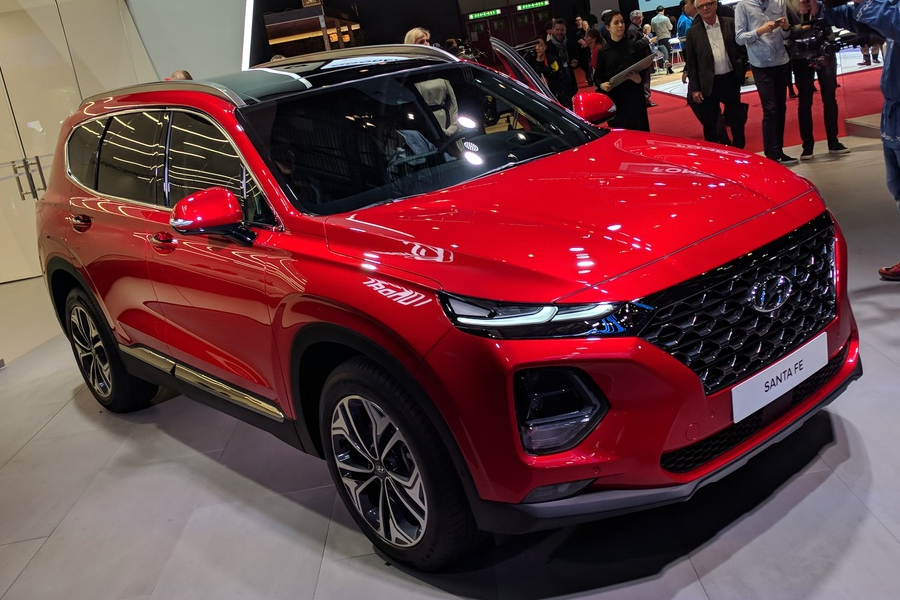 Hyundai Santa Fe в Женеве 2018