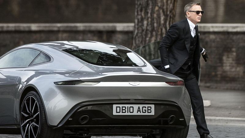Aston Martin в фильме %22Спектр%22 про Джеймса Бонда