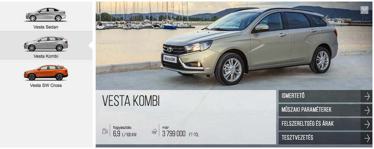 Vesta Combi в Венгрии