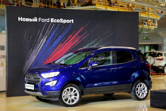 Обновленный Ford EcoSport начали собирать в России - уже доступен заказ модели Производство обновленной версии Ford EcoSport началось на российском заводе Ford Sollers