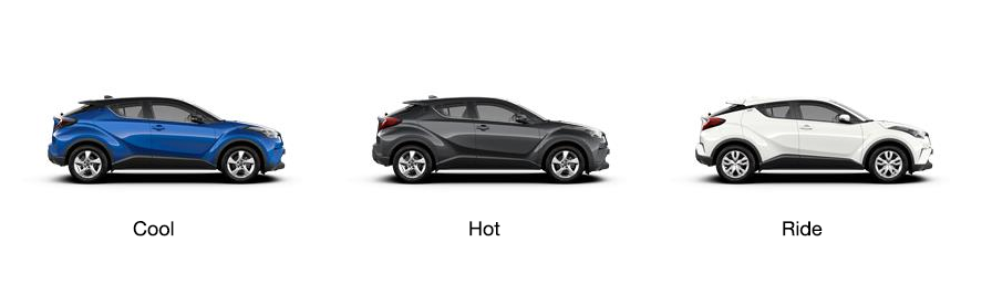 Что мы ещё не знали о новом Toyota C-HR: всё о комплектациях и ценах Cool, Hot, Ride