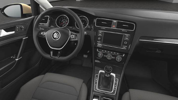 Volkswagen Golf вернется в Россию на полтора года volkswagen-golf-2017-dashboard