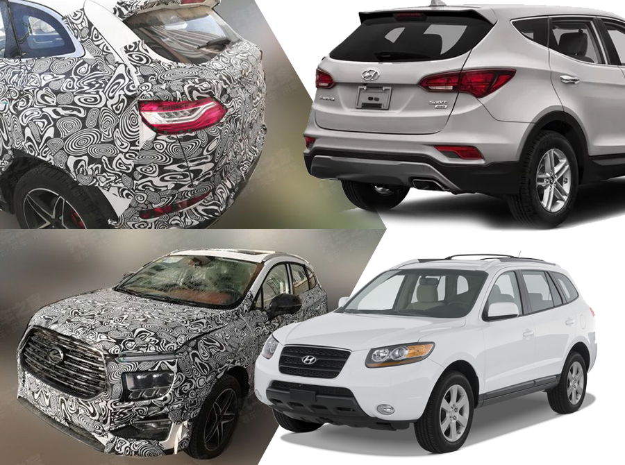 Hyundai Santa Fe и клон от Landwind