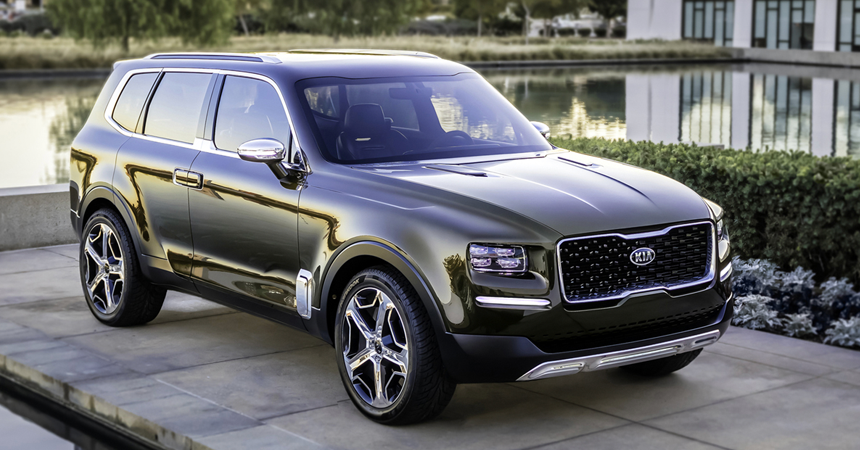 Kia показали давно обещанный внедорожник Telluride Kia Telluride первый концепт