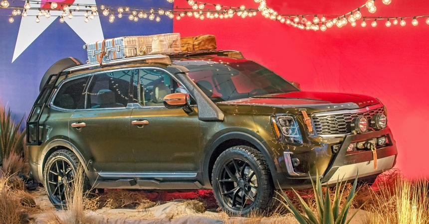 Kia показали давно обещанный внедорожник Telluride Kia Telluride 2019 профиль
