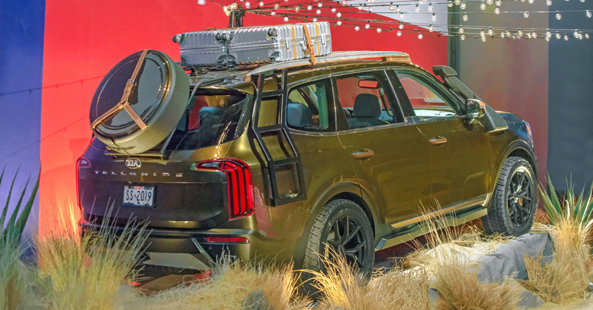 Kia показали давно обещанный внедорожник Telluride Kia Telluride 2019 зад