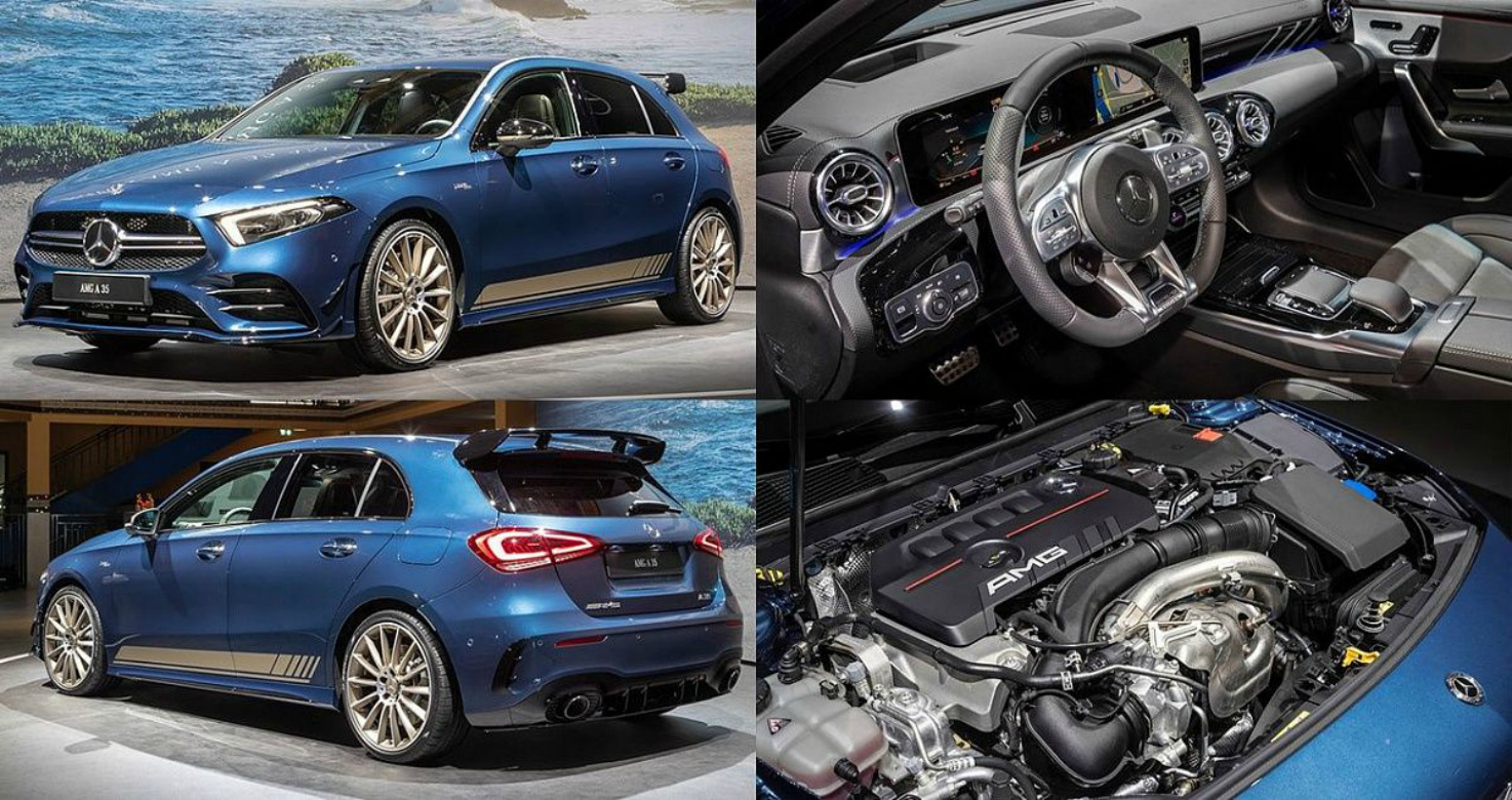 На Парижском автосалоне представлен новый Mercedes-AMG A35 амг