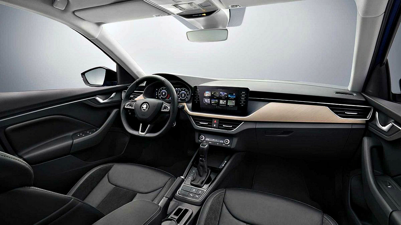 Skoda рассекретила свою новую модель Scala скала 1