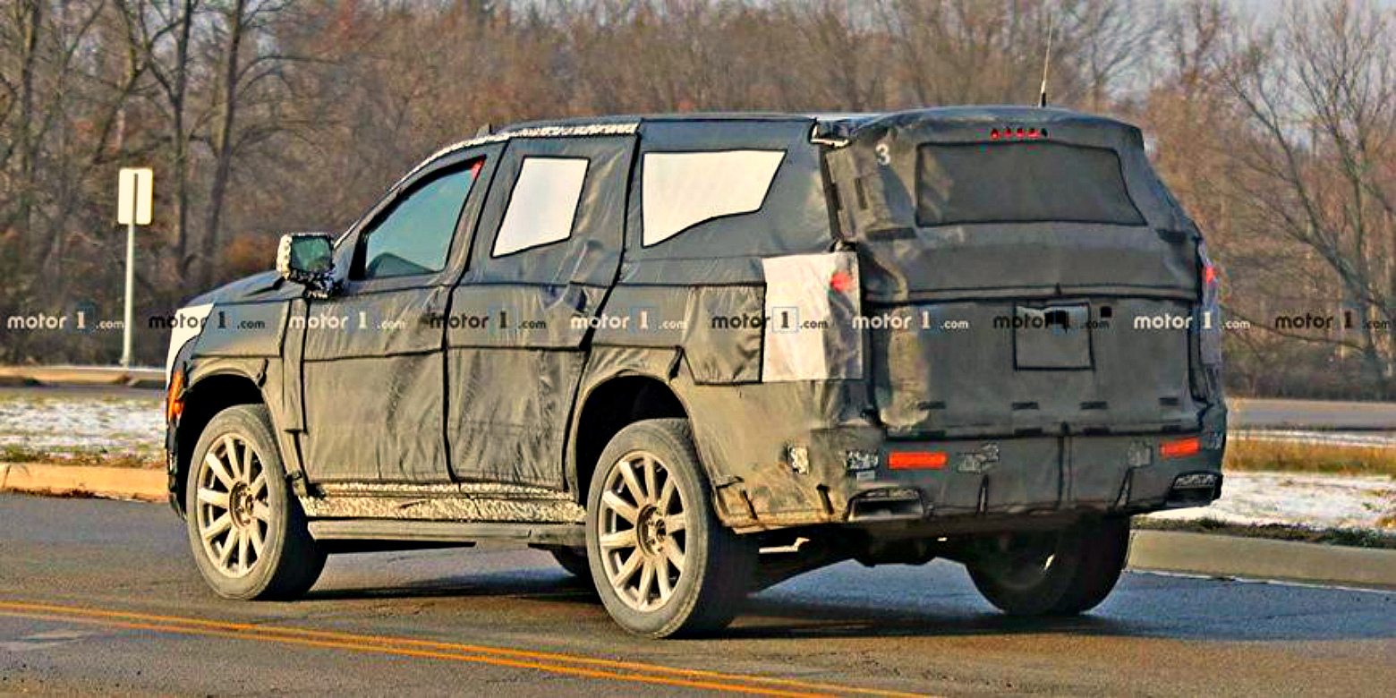 Cadillac испытывает новый Escalade кадиллак 2