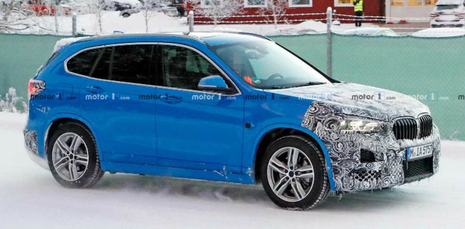 В объективы попал обновлённый кроссовер BMW X1 бмв х1