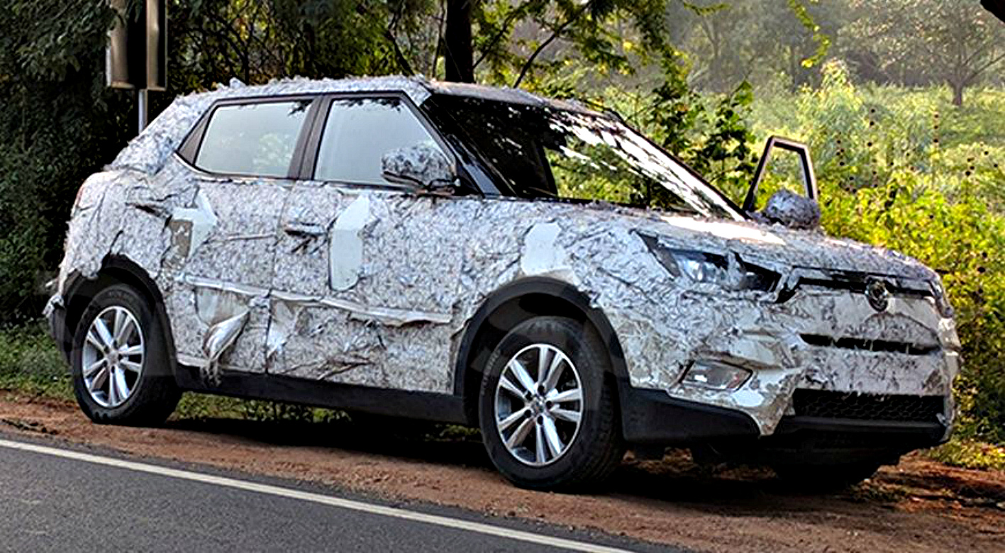 Mahindra испытывает новый кроссовер махиндра