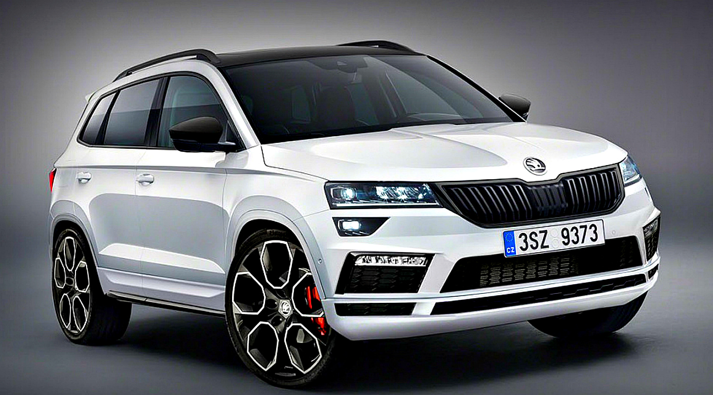 В этом году появится «заряженный» Skoda Karoq RS карок рс 1