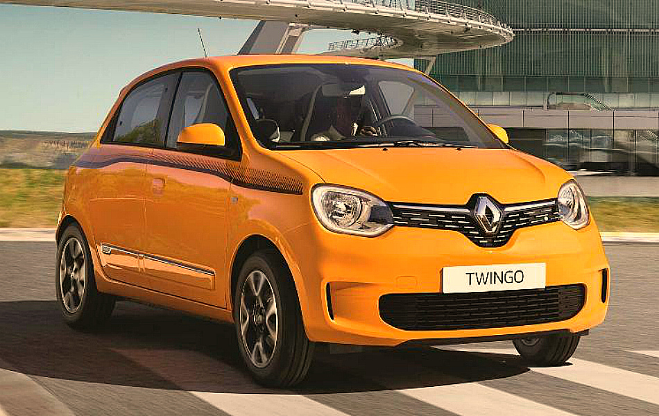 Представлен обновлённый сити-кар Renault Twingo Т рено 1