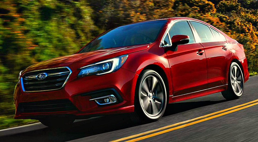 У нового Subaru Legacy будет тачскрин как у Tesla Т субару 1