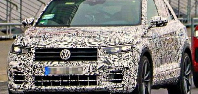 Volkswagen опубликовал фото «заряженного» кроссовера T-Roc R