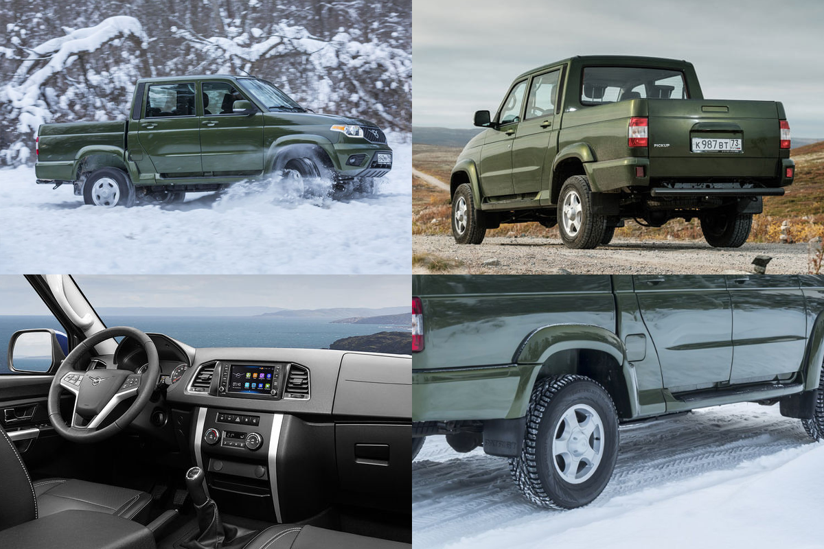 UAZ Patriot Pickup получил новые опции UAZ Patriot Pickup