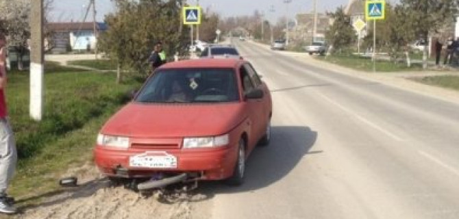 В Крымске ВАЗ сбил ребенка на велосипеде