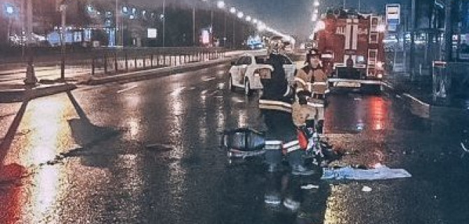 В Петербурге в ДТП погиб мотоциклист