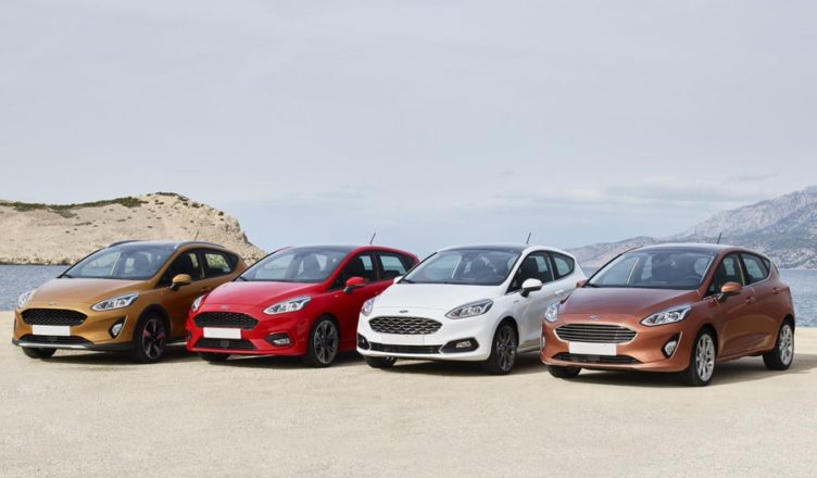 Ford Fiesta цвета