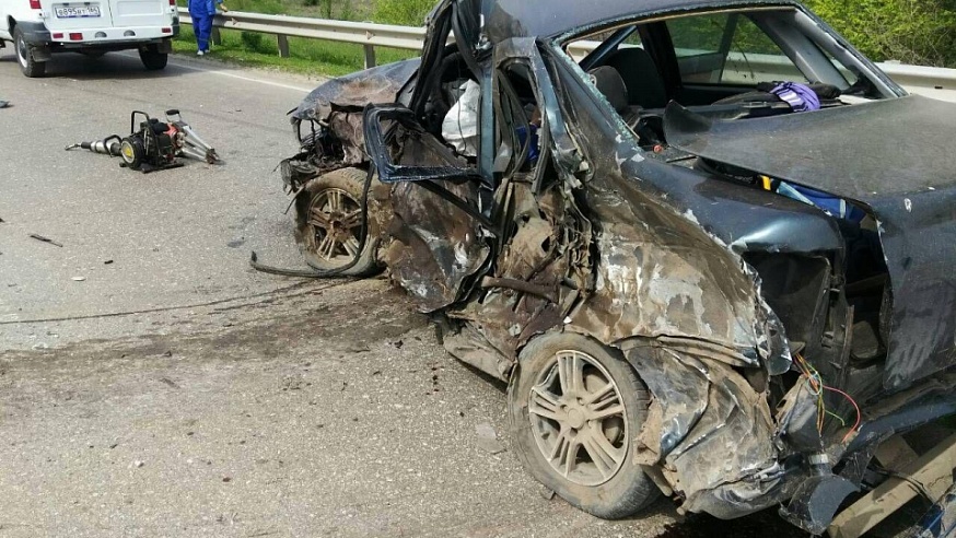 Водитель «Приоры» погиб в ДТП под Марксом (1)