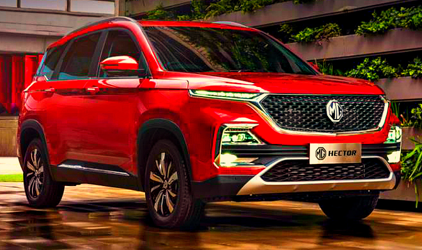 Показан новый кроссовер MG Hector и мг 1