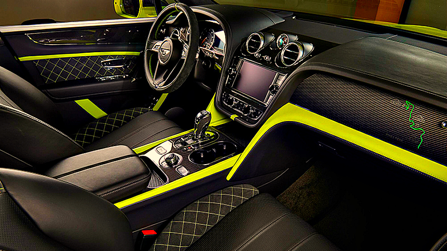 В Россию привезли эксклюзивный Bentley Bentayga р бентли 3