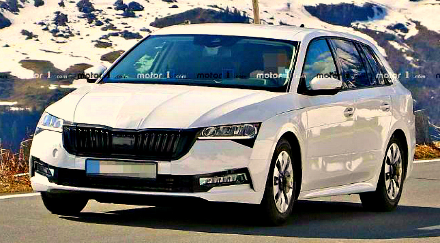 Обновлённый универсал Skoda Octavia: как он выглядит? и октавия 1