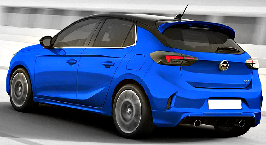 Стал известен дизайн нового Opel Corsa OPC и опель корса 2
