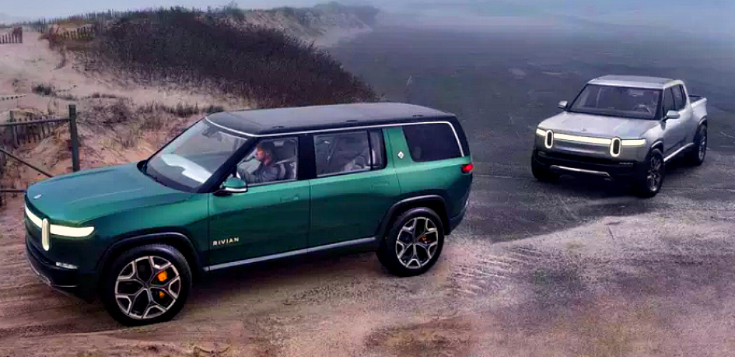 Электромобили Rivian смогут подзаряжать друг друга и ривиан