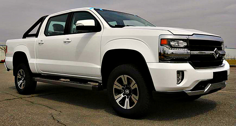 Китайцы скопировали Chevrolet Silverado и китай пикап 1