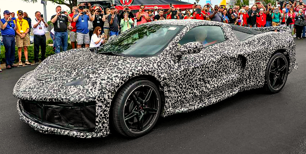 Chevrolet Corvette С8: запатентован активный аэродинамический обвес и корвет 1