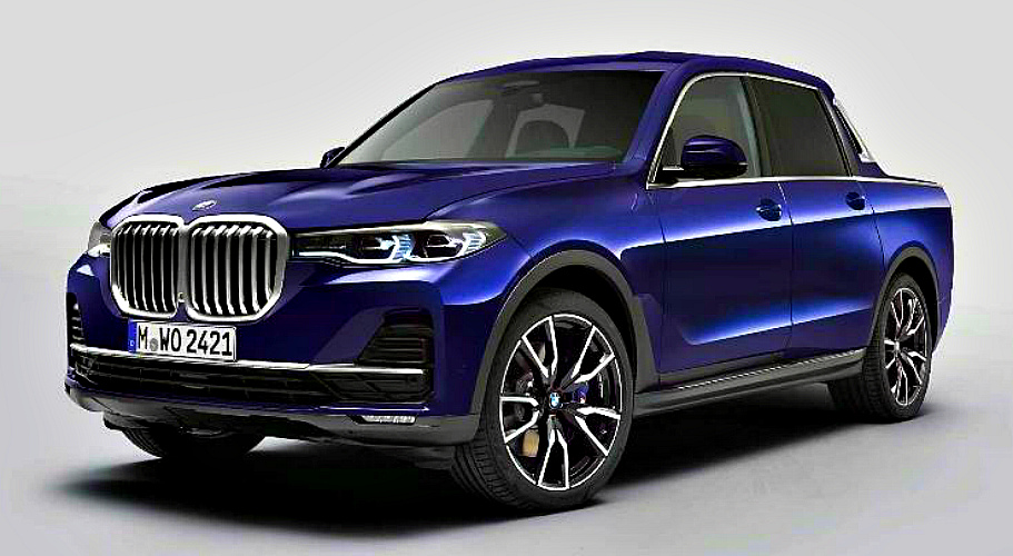 Баварцы представили пикап на базе BMW X7 и бмв пикап 1