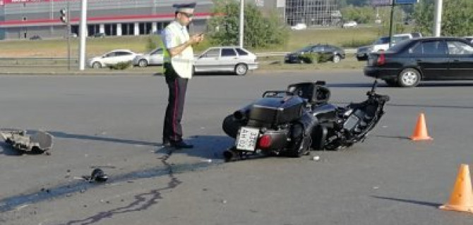 В Уфе в ДТП погиб мотоциклист